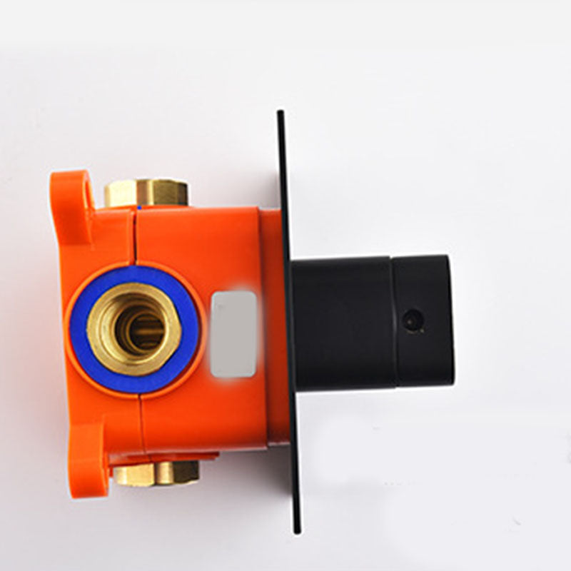 Wall Mounted Metal Freestanding Tub Filler Waterfall Freestanding Faucet Clearhalo 'Bathroom Remodel & Bathroom Fixtures' 'Bathtub Faucets' 'bathtub_faucets' 'Home Improvement' 'home_improvement' 'home_improvement_bathtub_faucets' 7031721