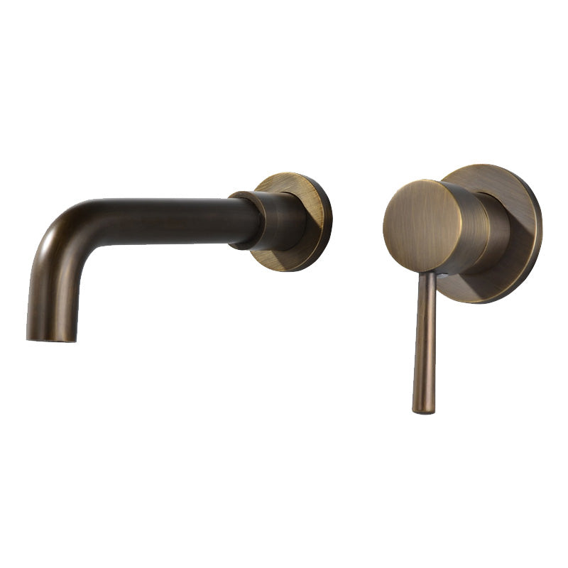 Modern Brass Roman Tub Faucet with 1 Lever Handles Tub Faucet Bronze Hot Melt Valve Fixed Clearhalo 'Bathroom Remodel & Bathroom Fixtures' 'Bathtub Faucets' 'bathtub_faucets' 'Home Improvement' 'home_improvement' 'home_improvement_bathtub_faucets' 7032274