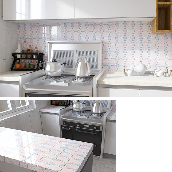 Stone Composite Single Tile Rectangular Grid Peel and Stick Tile White Clearhalo 'Flooring 'Home Improvement' 'home_improvement' 'home_improvement_peel_stick_blacksplash' 'Peel & Stick Backsplash Tile' 'peel_stick_blacksplash' 'Walls & Ceilings' Walls and Ceiling' 7032879