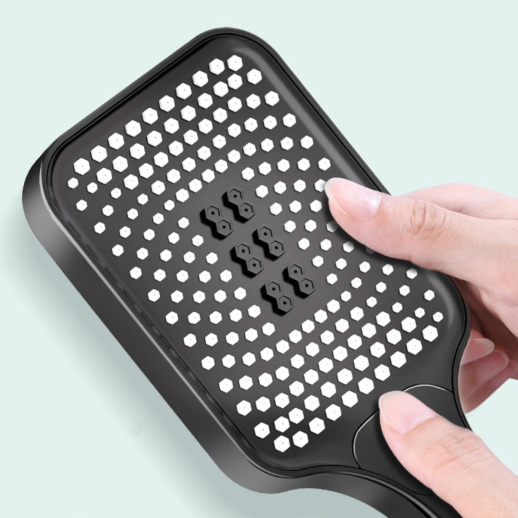 Contemporary Square Handheld Shower Head 3 Setting Spray Head Clearhalo 'Bathroom Remodel & Bathroom Fixtures' 'Home Improvement' 'home_improvement' 'home_improvement_shower_heads' 'Shower Heads' 'shower_heads' 'Showers & Bathtubs Plumbing' 'Showers & Bathtubs' 7032997