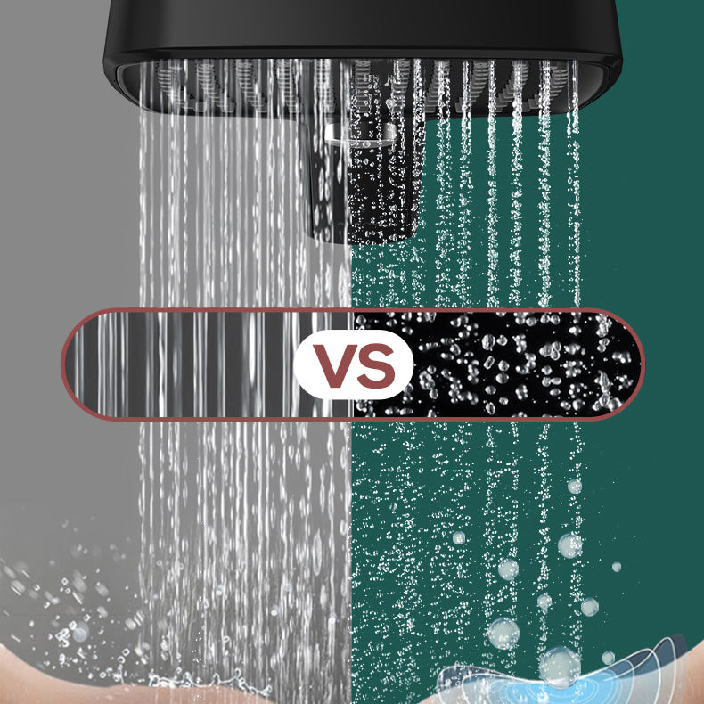 Contemporary Handheld Shower Head Square Three-speed Spray Head Clearhalo 'Bathroom Remodel & Bathroom Fixtures' 'Home Improvement' 'home_improvement' 'home_improvement_shower_heads' 'Shower Heads' 'shower_heads' 'Showers & Bathtubs Plumbing' 'Showers & Bathtubs' 7033095