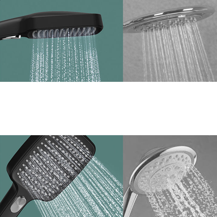 Contemporary Handheld Shower Head Square Three-speed Spray Head Clearhalo 'Bathroom Remodel & Bathroom Fixtures' 'Home Improvement' 'home_improvement' 'home_improvement_shower_heads' 'Shower Heads' 'shower_heads' 'Showers & Bathtubs Plumbing' 'Showers & Bathtubs' 7033099