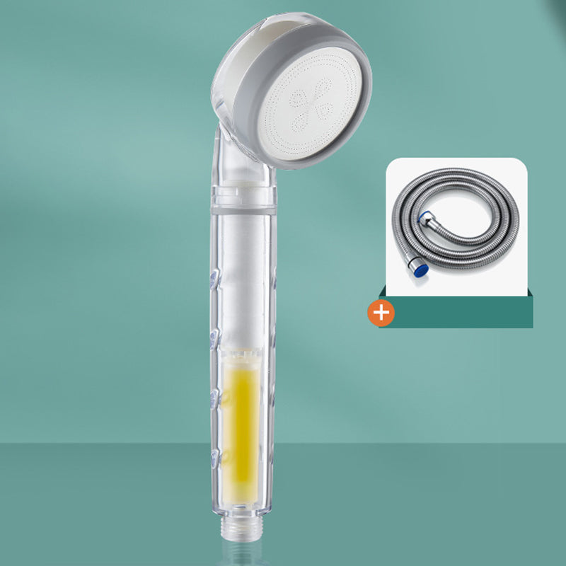 Modern 3 Sprays Shower Head Combo Contemporary Handheld Shower Head Yellow Shower Head with Hose Clearhalo 'Bathroom Remodel & Bathroom Fixtures' 'Home Improvement' 'home_improvement' 'home_improvement_shower_heads' 'Shower Heads' 'shower_heads' 'Showers & Bathtubs Plumbing' 'Showers & Bathtubs' 7033110