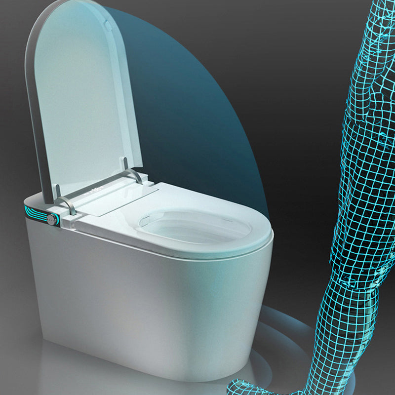 Modern Ceramic Flush Toilet Concealed Tank Toilet Bowl for Washroom Clearhalo 'Bathroom Remodel & Bathroom Fixtures' 'Home Improvement' 'home_improvement' 'home_improvement_toilets' 'Toilets & Bidets' 'Toilets' 7033400