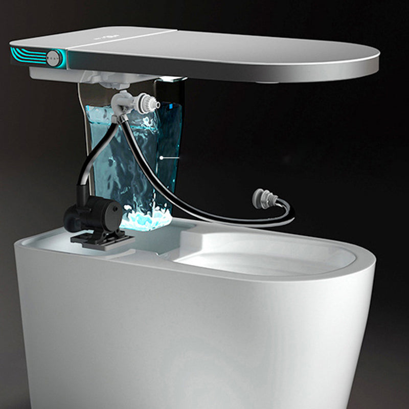 Modern Ceramic Flush Toilet Concealed Tank Toilet Bowl for Washroom Clearhalo 'Bathroom Remodel & Bathroom Fixtures' 'Home Improvement' 'home_improvement' 'home_improvement_toilets' 'Toilets & Bidets' 'Toilets' 7033405