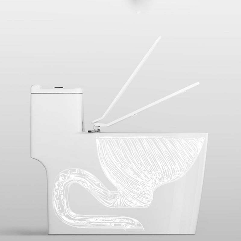 Traditional Ceramic Flush Toilet Slow Close Seat Included Urine Toilet for Bathroom Clearhalo 'Bathroom Remodel & Bathroom Fixtures' 'Home Improvement' 'home_improvement' 'home_improvement_toilets' 'Toilets & Bidets' 'Toilets' 7033732