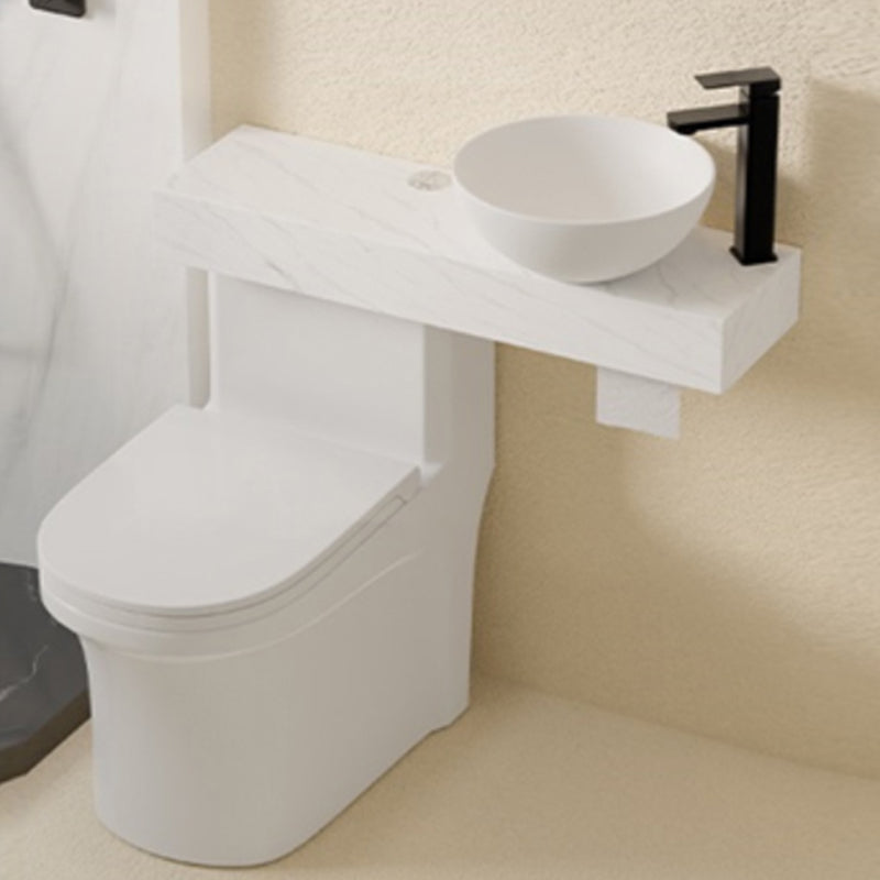 Contemporary White Ceramic Flush Toilet Floor Mounted Urine Toilet with Seat for Washroom Cold Hot Water Dispensor ( Right) Clearhalo 'Bathroom Remodel & Bathroom Fixtures' 'Home Improvement' 'home_improvement' 'home_improvement_toilets' 'Toilets & Bidets' 'Toilets' 7033753