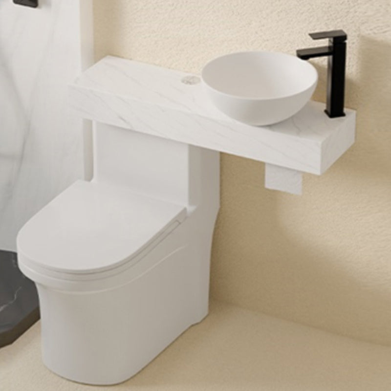 Contemporary White Ceramic Flush Toilet Floor Mounted Urine Toilet with Seat for Washroom Cold/Hot Water Dispensor ( Right) Clearhalo 'Bathroom Remodel & Bathroom Fixtures' 'Home Improvement' 'home_improvement' 'home_improvement_toilets' 'Toilets & Bidets' 'Toilets' 7033753