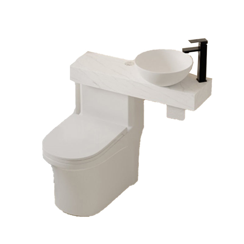 Contemporary White Ceramic Flush Toilet Floor Mounted Urine Toilet with Seat for Washroom Clearhalo 'Bathroom Remodel & Bathroom Fixtures' 'Home Improvement' 'home_improvement' 'home_improvement_toilets' 'Toilets & Bidets' 'Toilets' 7033757