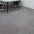 Modern Carpet Tiles Self Adhesive Multi Level Loop Fire Resistant Carpet Tile Smoke Gray 40-Piece Set Asphalt Clearhalo 'Carpet Tiles & Carpet Squares' 'carpet_tiles_carpet_squares' 'Flooring 'Home Improvement' 'home_improvement' 'home_improvement_carpet_tiles_carpet_squares' Walls and Ceiling' 7033797