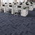 Modern Carpet Tiles Self Adhesive Multi Level Loop Fire Resistant Carpet Tile Gray Blue 40-Piece Set Clearhalo 'Carpet Tiles & Carpet Squares' 'carpet_tiles_carpet_squares' 'Flooring 'Home Improvement' 'home_improvement' 'home_improvement_carpet_tiles_carpet_squares' Walls and Ceiling' 7033829
