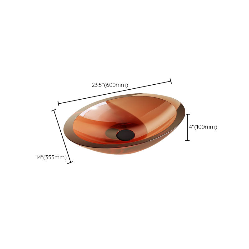 Modern Vessel Bathroom Sink Square Resin with Pop-Up Drain Vessel Lavatory Sink Only Clearhalo 'Bathroom Remodel & Bathroom Fixtures' 'Bathroom Sinks & Faucet Components' 'Bathroom Sinks' 'bathroom_sink' 'Home Improvement' 'home_improvement' 'home_improvement_bathroom_sink' 7033978