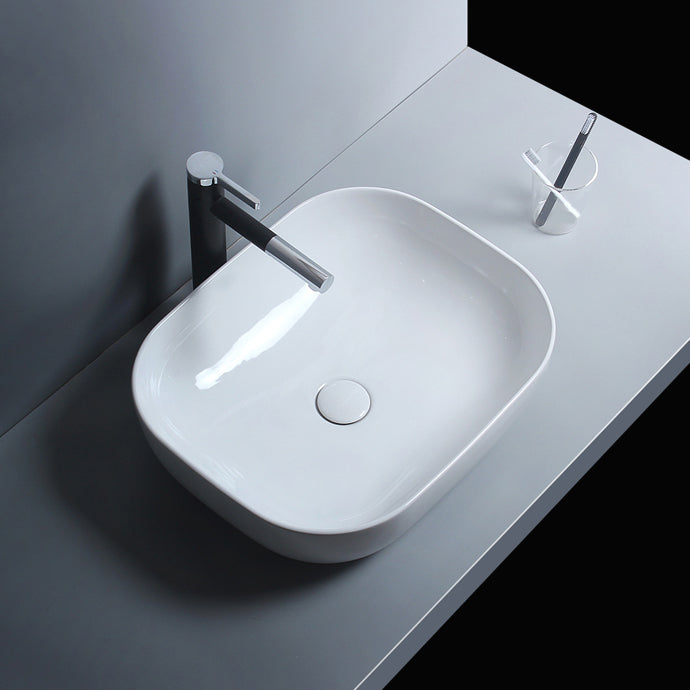 Traditional Vessel Bathroom Sink Porcelain with Faucet Basin Sink Clearhalo 'Bathroom Remodel & Bathroom Fixtures' 'Bathroom Sinks & Faucet Components' 'Bathroom Sinks' 'bathroom_sink' 'Home Improvement' 'home_improvement' 'home_improvement_bathroom_sink' 7034033
