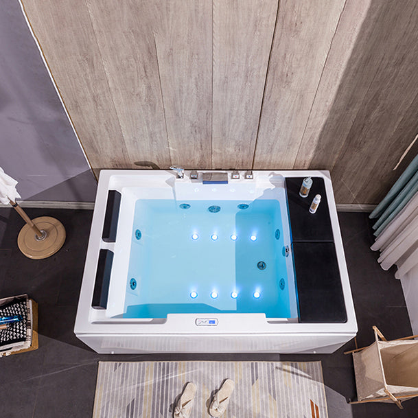 Freestanding Bath Acrylic Soaking White Rectangular Modern Bathtub Clearhalo 'Bathroom Remodel & Bathroom Fixtures' 'Bathtubs' 'Home Improvement' 'home_improvement' 'home_improvement_bathtubs' 'Showers & Bathtubs' 7034258