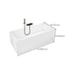 Soaking Rectangular Bathtub Antique Finish Back to Wall Bath Tub Clearhalo 'Bathroom Remodel & Bathroom Fixtures' 'Bathtubs' 'Home Improvement' 'home_improvement' 'home_improvement_bathtubs' 'Showers & Bathtubs' 7034278