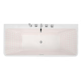 Acrylic Bathtub Drop-in Soaking Bathtub in White , 29.53-inch Wide Clearhalo 'Bathroom Remodel & Bathroom Fixtures' 'Bathtubs' 'Home Improvement' 'home_improvement' 'home_improvement_bathtubs' 'Showers & Bathtubs' 7034292