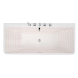 Acrylic Bathtub Drop-in Soaking Bathtub in White , 29.53-inch Wide Clearhalo 'Bathroom Remodel & Bathroom Fixtures' 'Bathtubs' 'Home Improvement' 'home_improvement' 'home_improvement_bathtubs' 'Showers & Bathtubs' 7034292