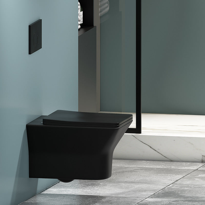 Modern Ceramic Flush Toilet Wall Mount Toilet Bowl for Washroom Clearhalo 'Bathroom Remodel & Bathroom Fixtures' 'Home Improvement' 'home_improvement' 'home_improvement_toilets' 'Toilets & Bidets' 'Toilets' 7035901