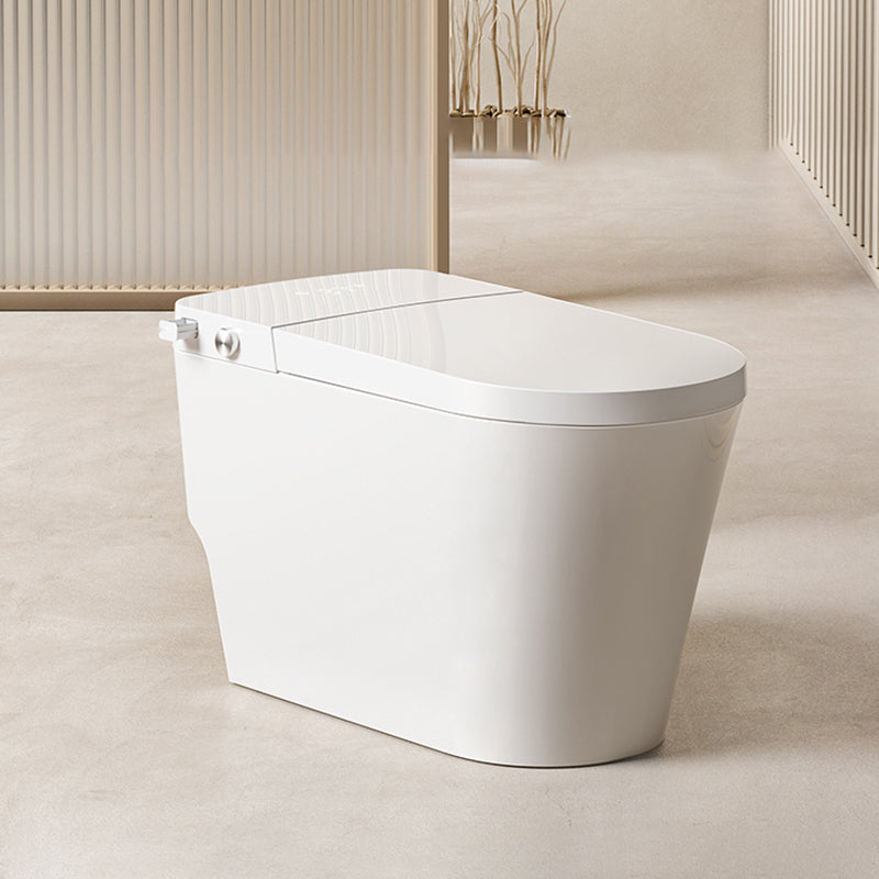 Stain Resistant Smart Toilet Deodorizing Elongated White Floor Mount Bidet Clearhalo 'Bathroom Remodel & Bathroom Fixtures' 'Bidets' 'Home Improvement' 'home_improvement' 'home_improvement_bidets' 'Toilets & Bidets' 7036459