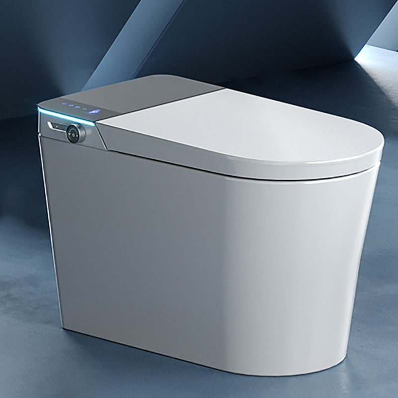 Elongated Smart Toilet Stain Resistant Deodorizing White Floor Mount Bidet Clearhalo 'Bathroom Remodel & Bathroom Fixtures' 'Bidets' 'Home Improvement' 'home_improvement' 'home_improvement_bidets' 'Toilets & Bidets' 7036471