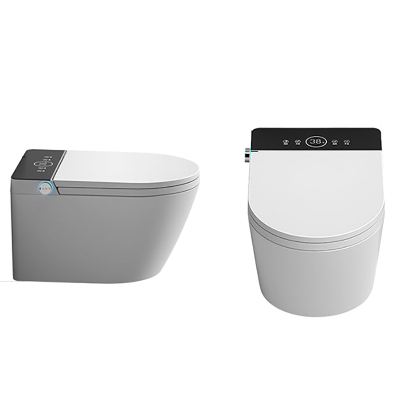 Contemporary White Wall Hung Toilet Set with Water Pressure Control Clearhalo 'Bathroom Remodel & Bathroom Fixtures' 'Bidets' 'Home Improvement' 'home_improvement' 'home_improvement_bidets' 'Toilets & Bidets' 7036665
