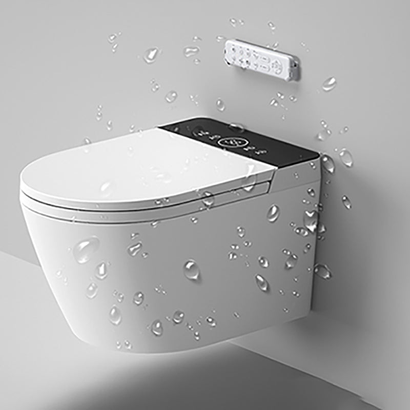 Contemporary White Wall Hung Toilet Set with Water Pressure Control Clearhalo 'Bathroom Remodel & Bathroom Fixtures' 'Bidets' 'Home Improvement' 'home_improvement' 'home_improvement_bidets' 'Toilets & Bidets' 7036667