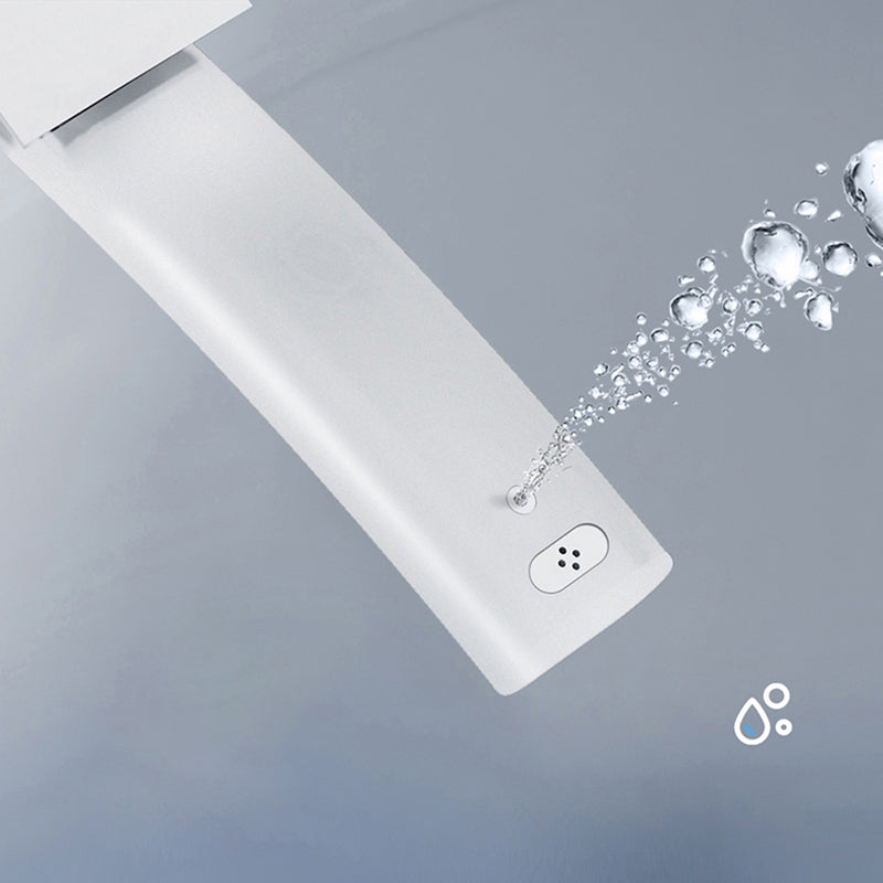 Contemporary White Deodorizing Floor Standing Bidet in White Finish Clearhalo 'Bathroom Remodel & Bathroom Fixtures' 'Bidets' 'Home Improvement' 'home_improvement' 'home_improvement_bidets' 'Toilets & Bidets' 7036678