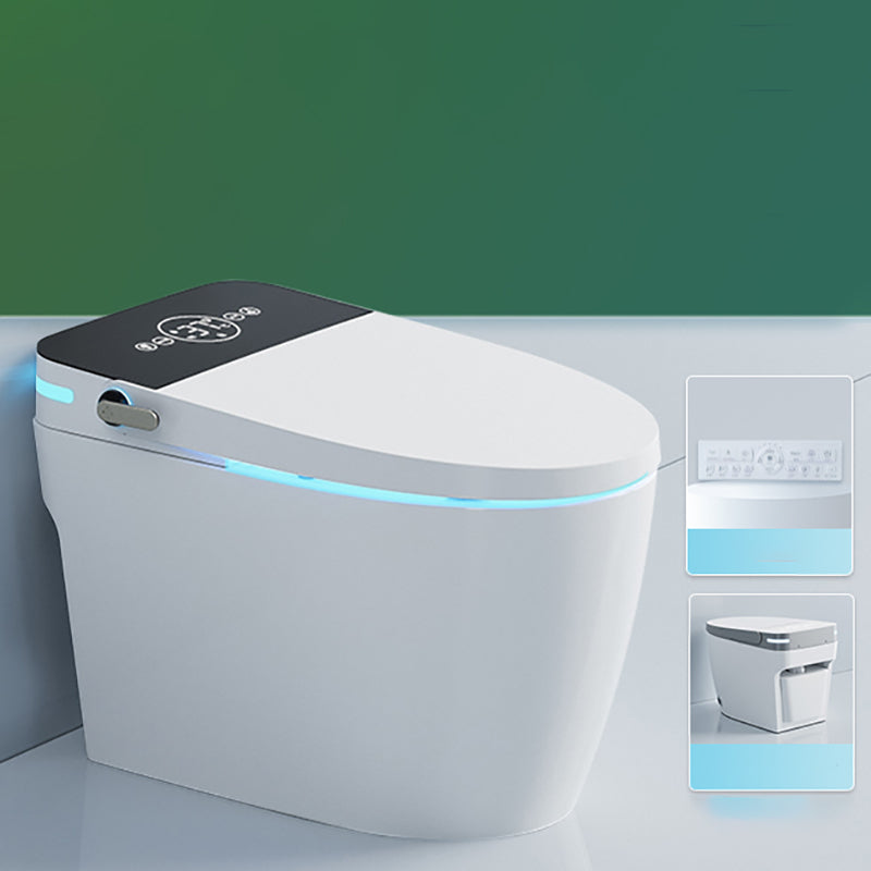 Contemporary Elongated Ceramic Dryer Water Pressure Control Floor Standing Bidet Black Clearhalo 'Bathroom Remodel & Bathroom Fixtures' 'Bidets' 'Home Improvement' 'home_improvement' 'home_improvement_bidets' 'Toilets & Bidets' 7036752