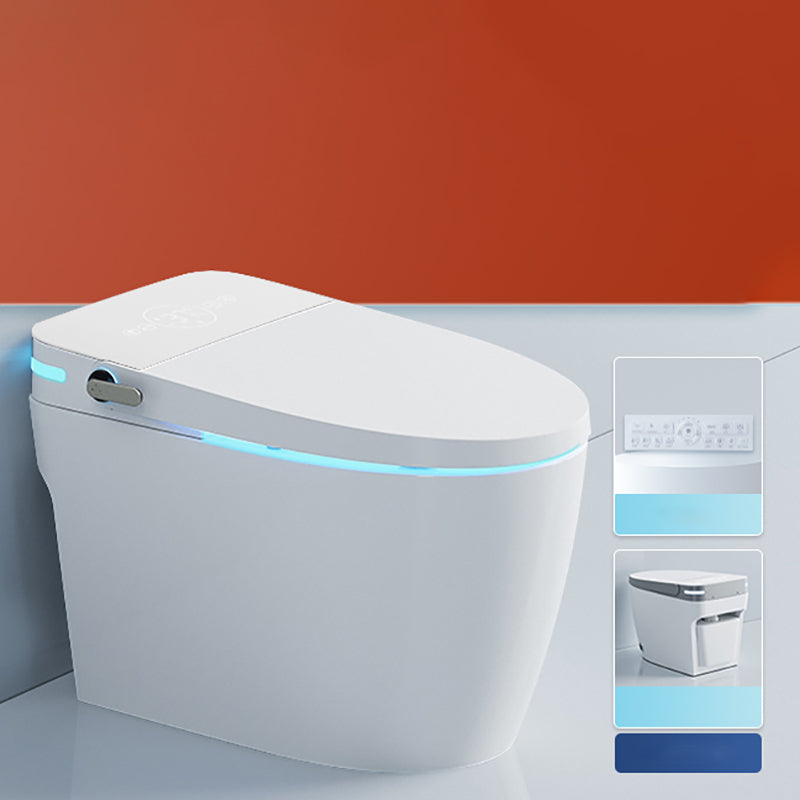 Contemporary Elongated Ceramic Dryer Water Pressure Control Floor Standing Bidet White Clearhalo 'Bathroom Remodel & Bathroom Fixtures' 'Bidets' 'Home Improvement' 'home_improvement' 'home_improvement_bidets' 'Toilets & Bidets' 7036756