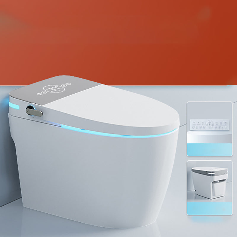 Contemporary Elongated Ceramic Dryer Water Pressure Control Floor Standing Bidet Grey Clearhalo 'Bathroom Remodel & Bathroom Fixtures' 'Bidets' 'Home Improvement' 'home_improvement' 'home_improvement_bidets' 'Toilets & Bidets' 7036759