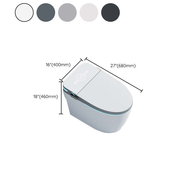 Contemporary Elongated Ceramic Dryer Water Pressure Control Floor Standing Bidet Clearhalo 'Bathroom Remodel & Bathroom Fixtures' 'Bidets' 'Home Improvement' 'home_improvement' 'home_improvement_bidets' 'Toilets & Bidets' 7036771