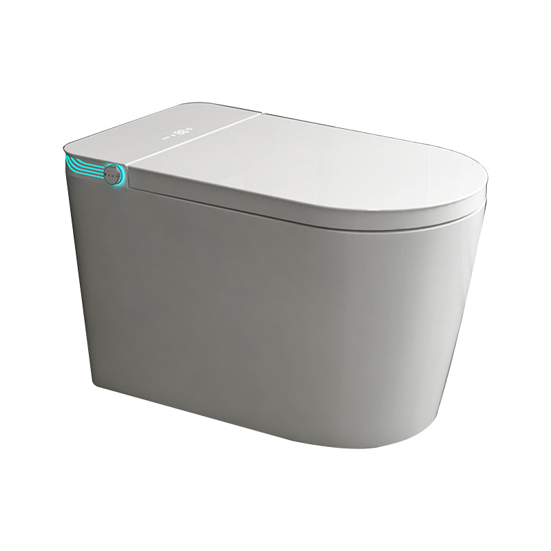 Modern Floor Standing Bidet with Heated Seat White Floor Mount Bidet Clearhalo 'Bathroom Remodel & Bathroom Fixtures' 'Bidets' 'Home Improvement' 'home_improvement' 'home_improvement_bidets' 'Toilets & Bidets' 7036790