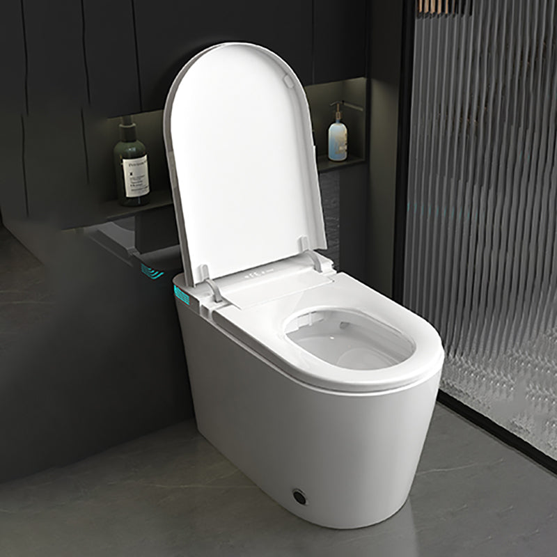 Modern Floor Standing Bidet with Heated Seat White Floor Mount Bidet Clearhalo 'Bathroom Remodel & Bathroom Fixtures' 'Bidets' 'Home Improvement' 'home_improvement' 'home_improvement_bidets' 'Toilets & Bidets' 7036794