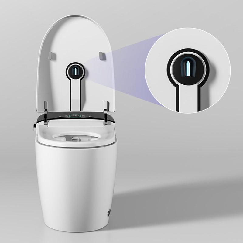 Modern White Floor Standing Bidet with Deodorizing and Stain Resistant Clearhalo 'Bathroom Remodel & Bathroom Fixtures' 'Bidets' 'Home Improvement' 'home_improvement' 'home_improvement_bidets' 'Toilets & Bidets' 7036800