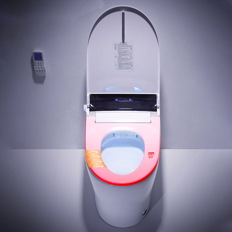 Modern White Floor Standing Bidet with Deodorizing and Stain Resistant Clearhalo 'Bathroom Remodel & Bathroom Fixtures' 'Bidets' 'Home Improvement' 'home_improvement' 'home_improvement_bidets' 'Toilets & Bidets' 7036806