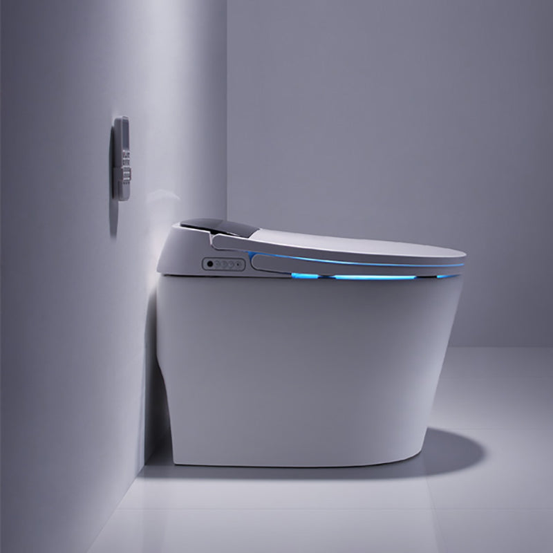 Modern White Floor Standing Bidet with Deodorizing and Stain Resistant Clearhalo 'Bathroom Remodel & Bathroom Fixtures' 'Bidets' 'Home Improvement' 'home_improvement' 'home_improvement_bidets' 'Toilets & Bidets' 7036807