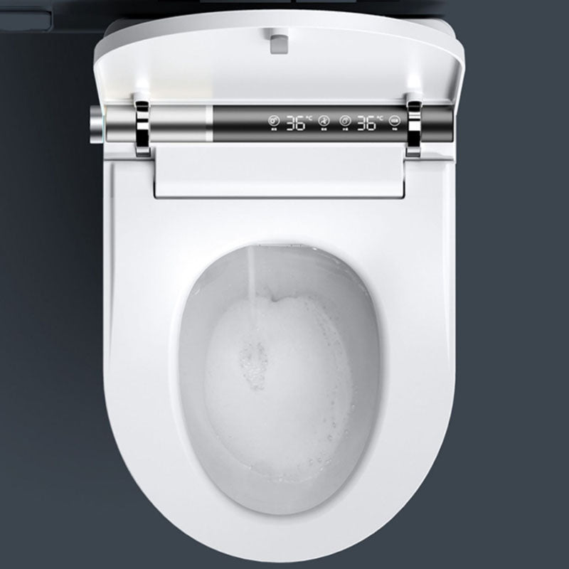 Contemporary Wall Mounted Bidet Heated Seat White Elongated Smart Bidet Clearhalo 'Bathroom Remodel & Bathroom Fixtures' 'Bidets' 'Home Improvement' 'home_improvement' 'home_improvement_bidets' 'Toilets & Bidets' 7036847
