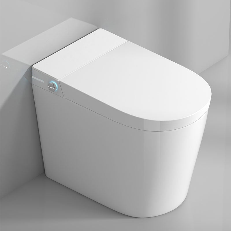 Modern 17.52" H Electronic Toilet Elongated Floor Standing Bidet White Clearhalo 'Bathroom Remodel & Bathroom Fixtures' 'Bidets' 'Home Improvement' 'home_improvement' 'home_improvement_bidets' 'Toilets & Bidets' 7036868