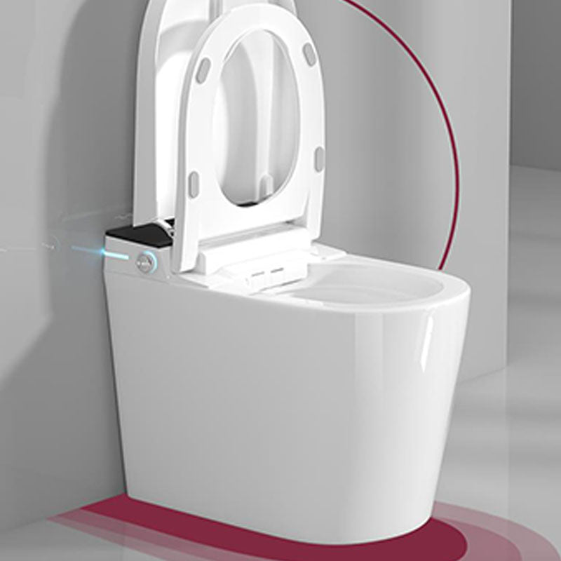 Modern 17.52" H Electronic Toilet Elongated Floor Standing Bidet Clearhalo 'Bathroom Remodel & Bathroom Fixtures' 'Bidets' 'Home Improvement' 'home_improvement' 'home_improvement_bidets' 'Toilets & Bidets' 7036872