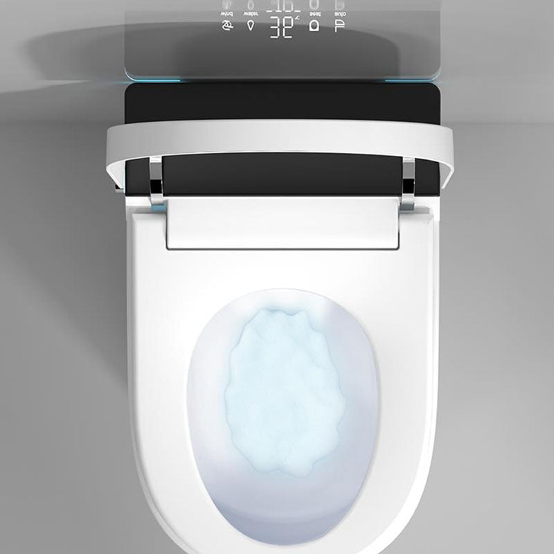 Modern 17.52" H Electronic Toilet Elongated Floor Standing Bidet Clearhalo 'Bathroom Remodel & Bathroom Fixtures' 'Bidets' 'Home Improvement' 'home_improvement' 'home_improvement_bidets' 'Toilets & Bidets' 7036874