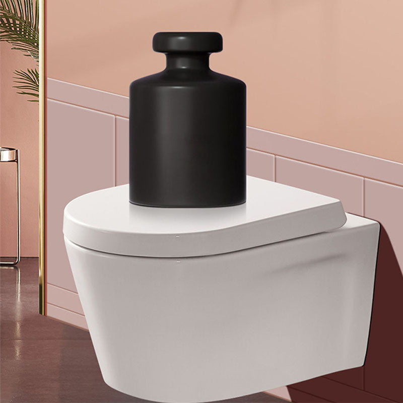 Elongated Wall Hung Toilet White Ceramic Smart Toilet Deodorizing Toilet Clearhalo 'Bathroom Remodel & Bathroom Fixtures' 'Bidets' 'Home Improvement' 'home_improvement' 'home_improvement_bidets' 'Toilets & Bidets' 7036997