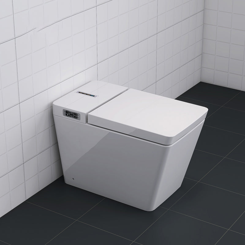 Contemporary Floor Mount Bidet Elongated Ceramic Floor Standing Bidet White Clearhalo 'Bathroom Remodel & Bathroom Fixtures' 'Bidets' 'Home Improvement' 'home_improvement' 'home_improvement_bidets' 'Toilets & Bidets' 7037070