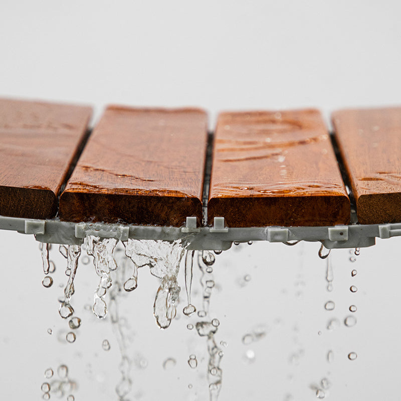 Striped Pattern Snapping Decking Tiles Composite Tile Kit Outdoor Patio Clearhalo 'Home Improvement' 'home_improvement' 'home_improvement_outdoor_deck_tiles_planks' 'Outdoor Deck Tiles & Planks' 'Outdoor Flooring & Tile' 'Outdoor Remodel' 'outdoor_deck_tiles_planks' 7037612