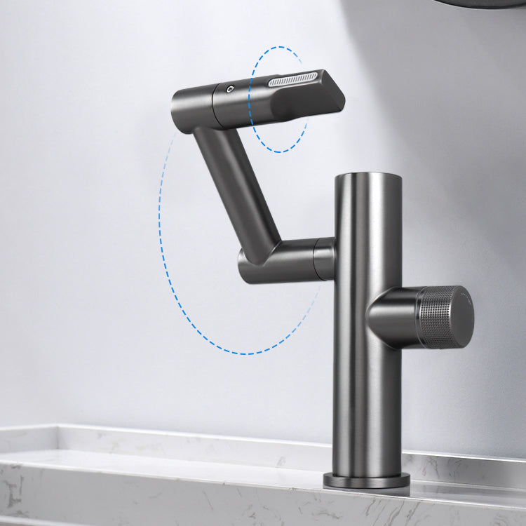 Modern Vessel Sink Faucet Solid Color Vessel Sink Bathroom Faucet Clearhalo 'Bathroom Remodel & Bathroom Fixtures' 'Bathroom Sink Faucets' 'Bathroom Sinks & Faucet Components' 'bathroom_sink_faucets' 'Home Improvement' 'home_improvement' 'home_improvement_bathroom_sink_faucets' 7037648