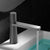 Contemporary Bathroom Sink Faucet Low Arc Single Handle Sink Faucet Grey 8.1" Clearhalo 'Bathroom Remodel & Bathroom Fixtures' 'Bathroom Sink Faucets' 'Bathroom Sinks & Faucet Components' 'bathroom_sink_faucets' 'Home Improvement' 'home_improvement' 'home_improvement_bathroom_sink_faucets' 7037688