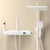 Modern Style Wall Mounted Shower Combo with Thermostatic Shower System White Temperature Control Clearhalo 'Bathroom Remodel & Bathroom Fixtures' 'Home Improvement' 'home_improvement' 'home_improvement_shower_faucets' 'Shower Faucets & Systems' 'shower_faucets' 'Showers & Bathtubs Plumbing' 'Showers & Bathtubs' 7037846