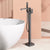 Modern High Arc Bathtub Faucet Metal Single Handle Tub Faucet Trim Black Clearhalo 'Bathroom Remodel & Bathroom Fixtures' 'Bathtub Faucets' 'bathtub_faucets' 'Home Improvement' 'home_improvement' 'home_improvement_bathtub_faucets' 7038538