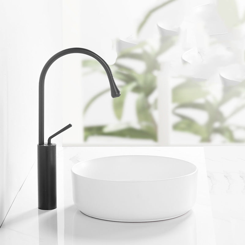 Modern Round Wash Stand Ceramic Table Installation Bathroom Sink Clearhalo 'Bathroom Remodel & Bathroom Fixtures' 'Bathroom Sinks & Faucet Components' 'Bathroom Sinks' 'bathroom_sink' 'Home Improvement' 'home_improvement' 'home_improvement_bathroom_sink' 7038552