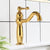 Deck Mounted Copper Roman Tub Faucet Low Arc Rotatable Roman Tub Faucet Set Gold Clearhalo 'Bathroom Remodel & Bathroom Fixtures' 'Bathtub Faucets' 'bathtub_faucets' 'Home Improvement' 'home_improvement' 'home_improvement_bathtub_faucets' 7038574