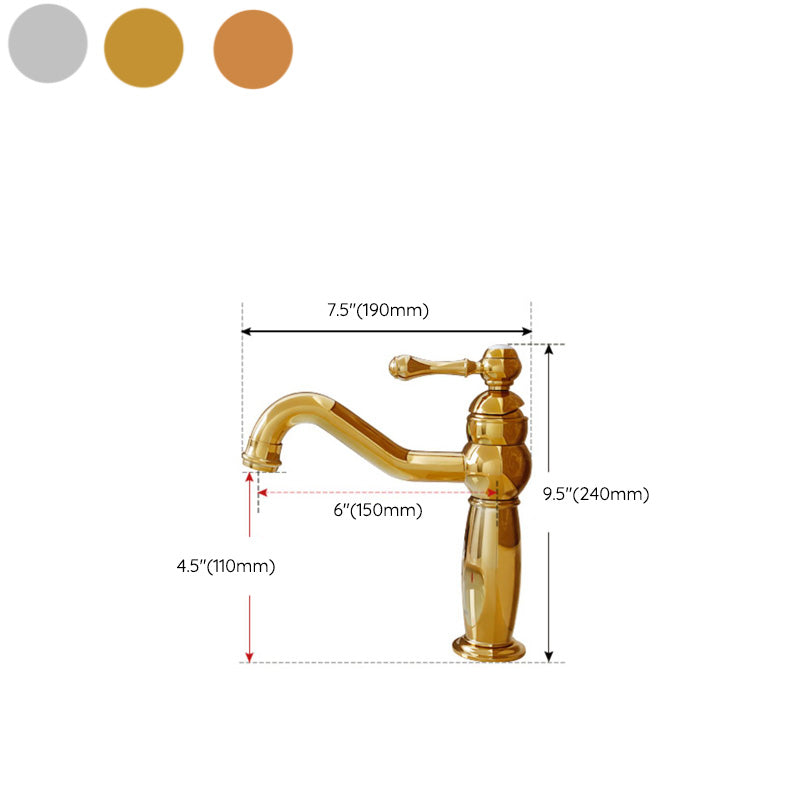 Deck Mounted Copper Roman Tub Faucet Low Arc Rotatable Roman Tub Faucet Set Clearhalo 'Bathroom Remodel & Bathroom Fixtures' 'Bathtub Faucets' 'bathtub_faucets' 'Home Improvement' 'home_improvement' 'home_improvement_bathtub_faucets' 7038581